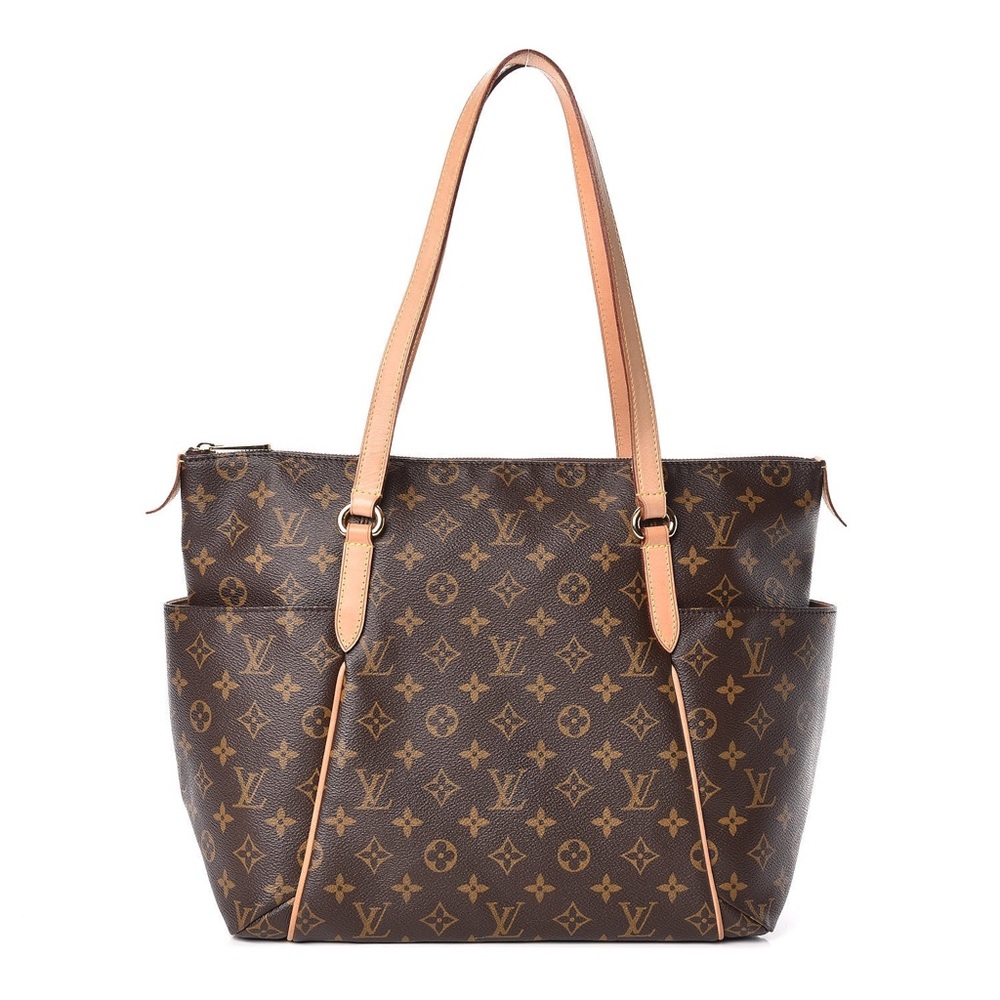 Louis Vuitton Brown Monogram tote with Gold Hardware